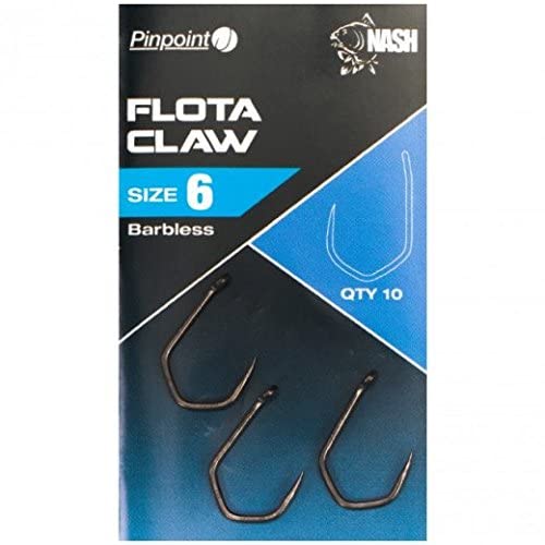 Nash Flota Claw Hooks Barbless Size 7