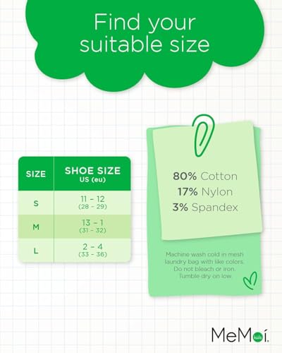 MeMoi Unisex Quarter-Crew Kids Sport Socks 3-Pack4