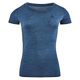 Natürliche Wärmeregulierung Odlo Damen Funktionsunterwäsche Kurzarm Shirt MERINO PERFORMANCE 130 GRAMM