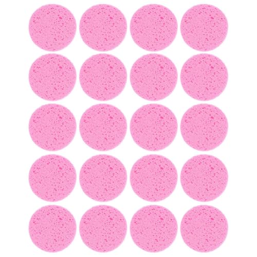 minkissy 20 Dischetti Struccanti Dischetti Struccanti Per Cosmetici Dischetti In Cotone Per La Pulizia Del Viso Rosa