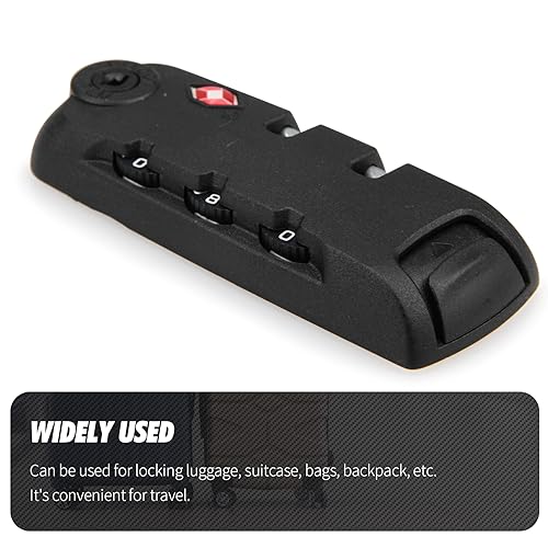 Zoofen Pacote com 2 fechaduras de bagagem TSA007 trava de segurança para bagagens