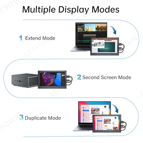 Image of 4.3 Inch Small Monitor 800x480 IPS Secondary Screen Mini Travel External Monitor LCD Portable Display for Laptop PC PS4 /5 Xbox Switch Raspberry Pi