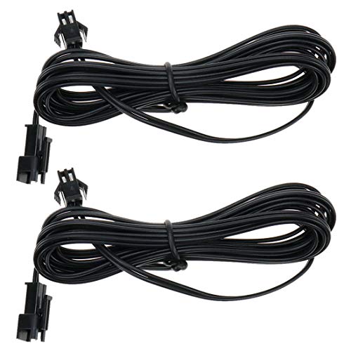 Modengzhe 2 cavi di prolunga EL Wire Quick Connect per luci al neon, 2 m