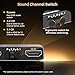 WARRKY 4K HDMI Audio Extractor, Convert HDMI to Optical S/PDIF and 3.5mm Aux RCA, [Supports Dolby Atmos Digital Plus, DTS], for TV Fire Stick, Speakers, PS5, Blu-ray Player, Amplifier, Headphones
