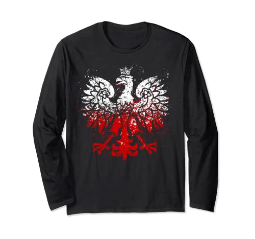 Aquila polacca orgoglio polacco bandiera Polonia Pride Maglia a Manica