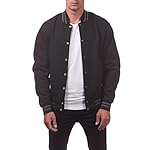 Pro Club Men's Varsity Fleece Baseball Jacket