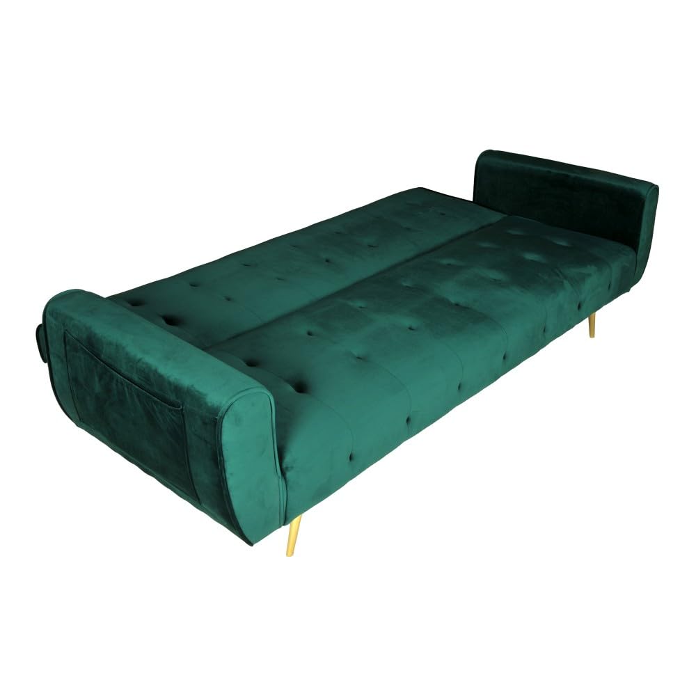 WEBER INDUSTRIES Canapé Convertible 3 Places Odin/Vert