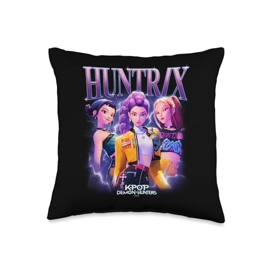 KPop Demon Hunters HUNTR/X Heartthrob Officially Licensed Throw Pillow