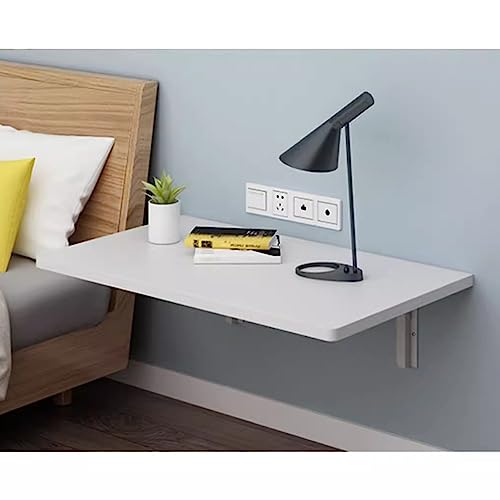 TWLLUXWX Fold Down Table Wall Mounted | Folding Workbench Space Saving Drop Leaf Tables For Bar Office Garage | Foldable Hanging Table Multi-purpose Wall Desk,Modern Design (Size : LxW - 40