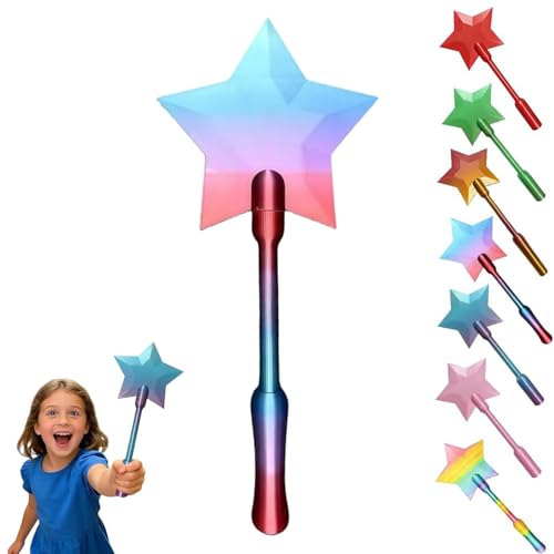 CQSVUJ Fairy Wand Credit Card Holder, 3D Printed Tap to Pay Wand, Magic Wand Contactless Payment Holder, Credit Card Wand for Tap Cards, Fantasy Wands Wallet Novelty Gifts (Colorful 2)