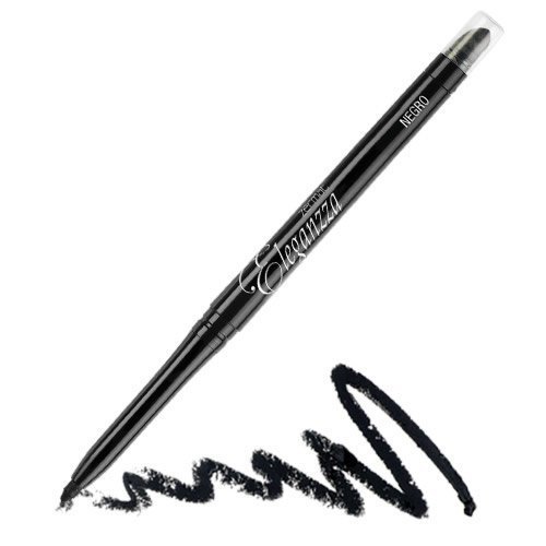Zermat Eleganzza Long Lasting Eyeliner, Delineador de Larga Duracion (Negro)