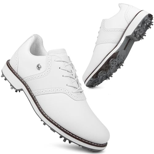 Zapatillas de deporte para golf de hombre NGARY impermeables con clavos estables 4