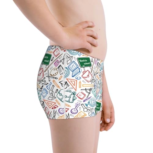 Boys' Cotton Boxer Brief Soft Underwear-Back To School2