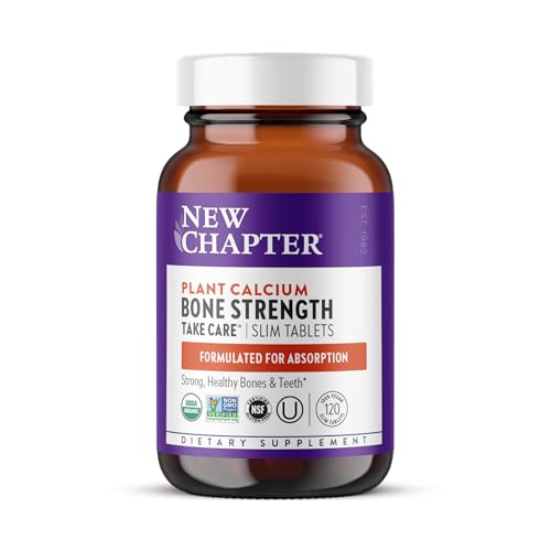 New Chapter Bone Strength Take Care Organic Calcium, 120 Slim Tablets