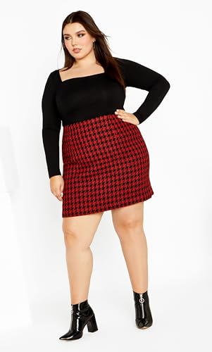 City Chic Women's Plus Size Skylar Skirt2