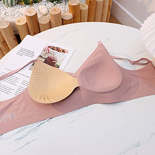 Tuozone Wireless Push Up Bra For Women Silicone Soft Support Seamless Adjustable Comfortable Wire Free Bralette (Xxl(36D,38A,38B,38C), Nude) #TOP7
