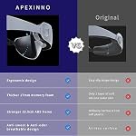 APEXINNO Head Strap for PS VR 2 Accessories – Soft & Comfortable, Anti-Slip Rear Pad, Balanced Weight for Stable Fit