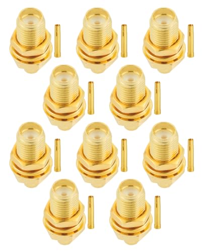 Conectores SMA hembra para cable RG405, pack de 10 miniatura 3