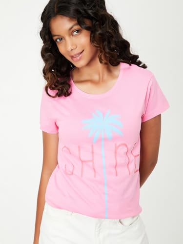 Image of Max Girl's Cotton Regular Fit Graphic Printed T-Shirt - Pack of 3