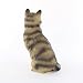Conversation Concepts Shorthair, Brown Tabby Original Cat Figurine (4in-5in)