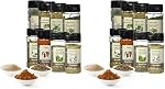 Encore Gourmet Herbes classiques & Gamme d'épices - Feuille de romarin (25g), Feuilles de basilic (20g), Feuilles de thym (26g), Feuilles d'origan (20g), Céréales de persil8g), Assaisonnement italien (24g), Des algues (22g), Paprika (55g) - 8-Pack Ensemble