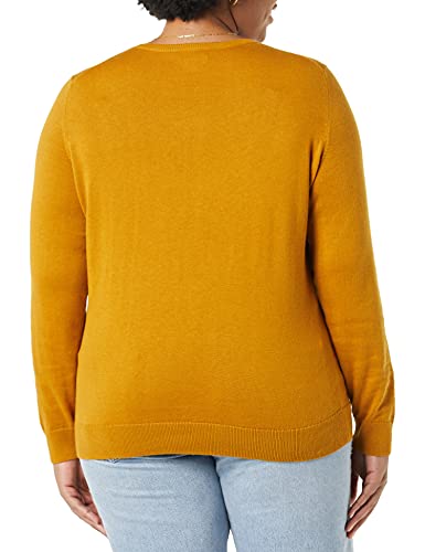 Image of Amazon Essentials Women's Long-Sleeve Lightweight Crewneck Sweater, Flattering (Available in Plus Size)