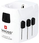 Skross Travel Adapter World PRO+ USB Earthed