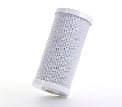 Hydronix CB-45-1005 Whole House or Commercial NSF Coconut Activated Carbon Block Water Filter, 4.5" x 10" - 5 Micron