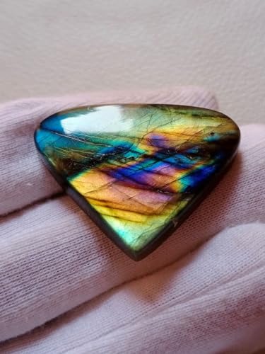 Labradorite naturelle cabochon 26x34mm pour création de bijoux DIY - 2