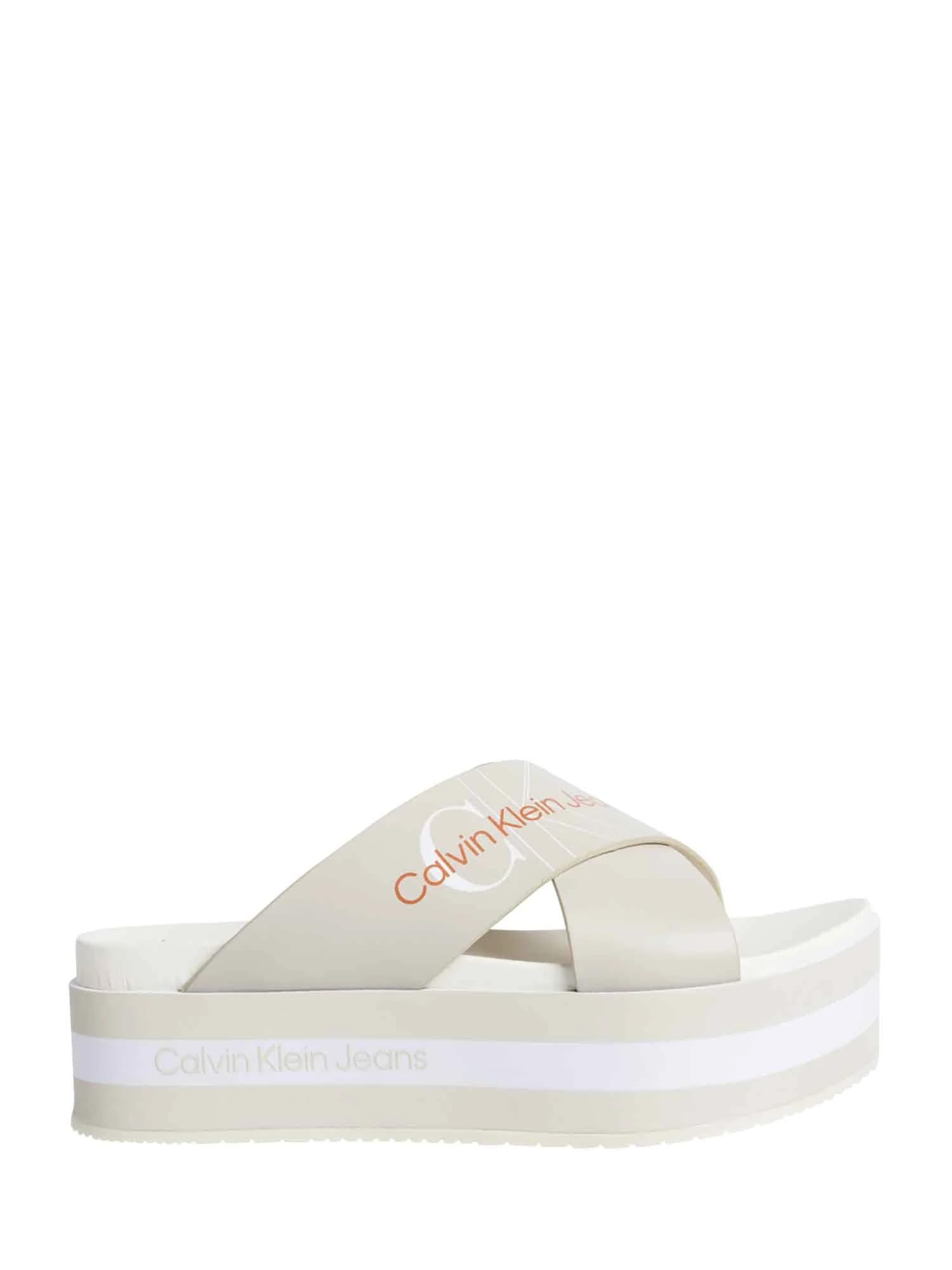 Calvin Klein Jeans Zapatillas de mujer beige Yw0yw00562