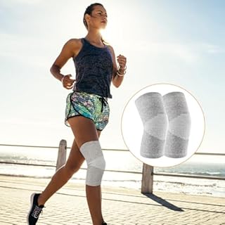 Ginocchiera in bambù con compressione, Ginocchiera in bambù, Ginocchiera per uomo e donna, Ginocchiere per donna, Ginocchiera per donna con artrosi, Manicotti per ginocchio, Ginocchiera per sport