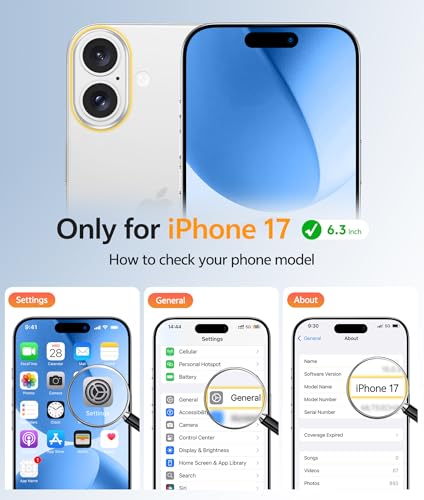 Image of FNTCASE for iPhone 17 Case: [Compatible with Magsafe] Translucent Matte Cases with [Full Camera Protection] [Screen Protector] Military Grade Shockproof Protective Phone Cover - Ice Blue