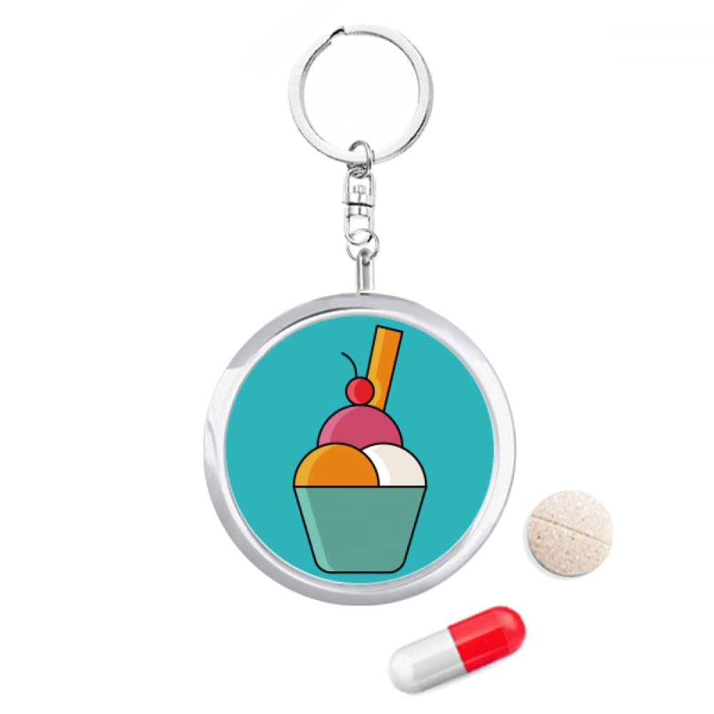 un brand Chocolate Crispy Sweet Ice Pill Case Portable Container for Purse