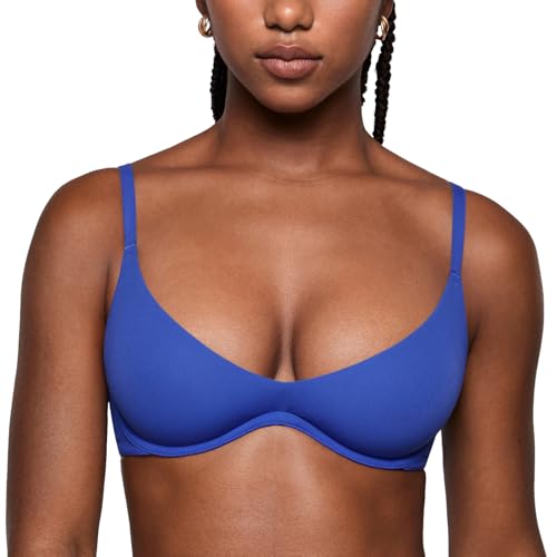 Image of INLYRIC Women's Inbarely Plus Plunge Bra - Unlined Underwire Sexy Demi Balconette Bras