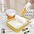 Leshein Paint Roller Kit with Extension Pole, Paint Brushes Set for Walls, Painting Supplies for Home Interior with Paint Brush, Paint Rollers, Paint Tray, Paint Tray Liner, Scraper etc.