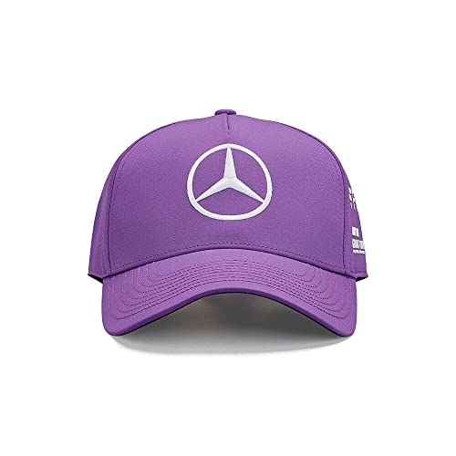 Mercedes-AMG Petronas Formula One Team - Offizielle Formel 1 Merchandise Kollektion - Lewis Hamilton Kinder 2022 Team Kappe - Lila - Kinder - Einheitsgröße