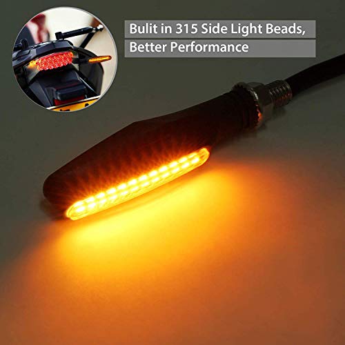 Blyilyb Motorcycle Blinkers Indicator Turn Signal Amber Flowing Sequential Lamp And Replacement Stock # 194 T10 168 2825 W5W 175 158 Led Bulb Map Dome Lamp Courtesy Trunk Dashboard Lights #TOP1