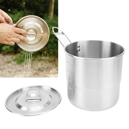 Marmite camping inox 304 multifonction cuisson du riz - 5