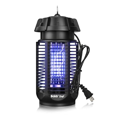 Electric Bug Zapper for Outdoor & Indoor, Mosquito Zapper 4200V 20W Powerful Fly Trap, 1/2 Acre Wide Coverage, IPX4 Waterproof Insect Killer for Backyard, Patio