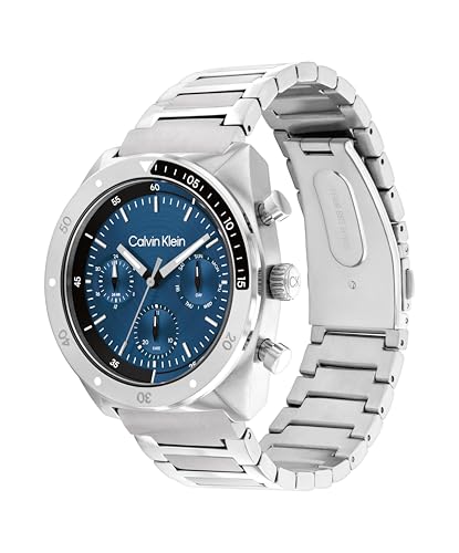 Image of Calvin Klein Ck Flex Qtz Multifunction Tonneau Dial Men's Watch