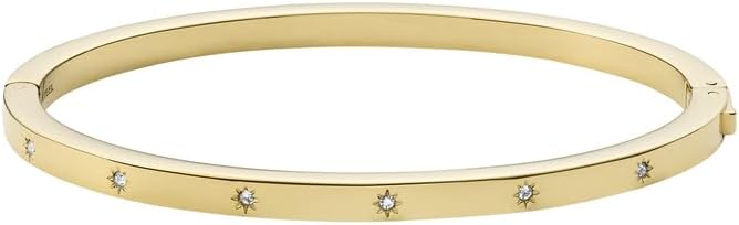 Bracelet for Women Sutton, Length: 61mm x 57mm, Width: 4mm Gold Stainless Steel Bracelet, JF03872710