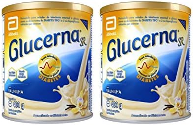 Glucerna Sr 400g Suplemento Nutricional Abbott Kit 2