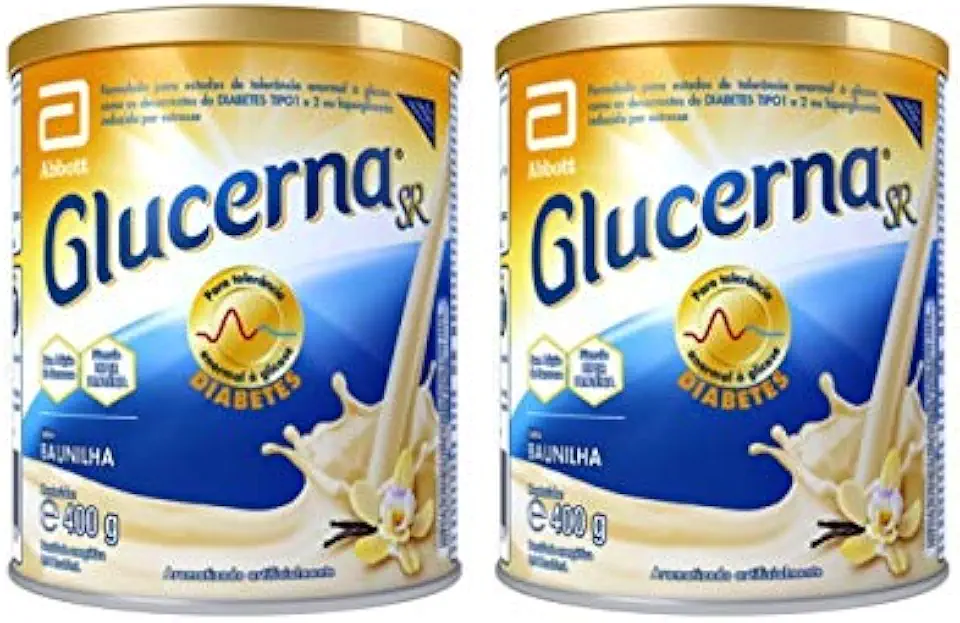 Glucerna Sr 400g Suplemento Nutricional Abbott Kit 2