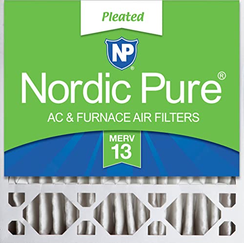 Image of Nordic Pure 20x20x5 Honeywell /Lennox Replacement MERV 13 Air Filter 1 Pack | Actual Size: 19 5 /8 x 19 7 /8 x 4 3 /8 Made in USA, Advanced HVAC Filtration, Mid-Sized Airborne Particles, Pet Dander & Smoke