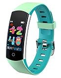Schrittzähler Kinder Smartwatch Fitness Tracker Kinder Uhren für Jungs Fitnessuhr Kinderuhr Junge Mädchen Teenager Pulsuhr Blutdruck Kalorien Schlaf Wecker Wasserdicht Sportuhr für Android iOS