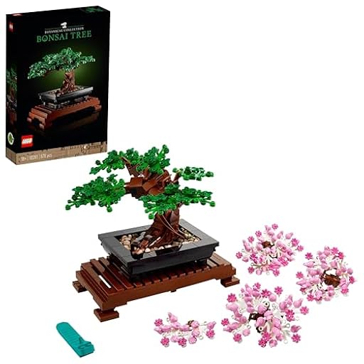 LEGO Botanicals Bonsai Tree - Faux Plant for Adults - Home Décor Set with Artificial Cherry Blossom Flowers - DIY Building Projects - Gift Idea for Women and Men - Botanical Collection - 10281 | Ya disponible en tu tienda friki favorita! En mundofriki.es!