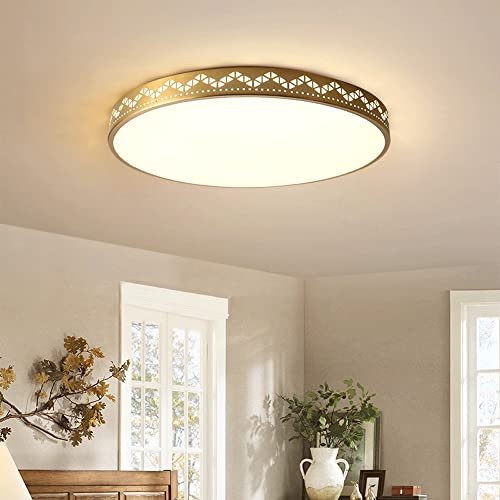 Lámpara de techo led minimalista para salones y dormitorios con luz regulable de 3 tonos 4