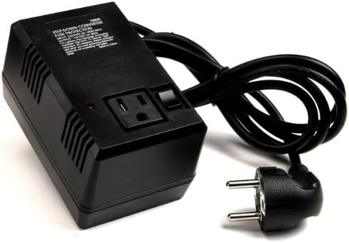 VCTVTM-150GS - Deluxe 220/240V Step Down Travel Voltage Converter To Use USA Products in Europe & Asia - Good For Laptops & Chargers etc