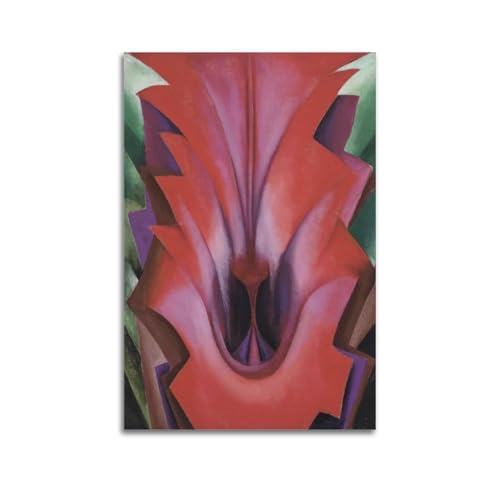 Toile Inside A Red Canna Georgia O'Keeffe une note de poésie