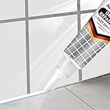 Melanther Grout Filler Tube | 1 Pack Tile Grout Paint for Bathroom Shower Floor, Fast Drying Grout Repair Kit Refresh Filler Tube, Grout Sealer Restore and Renew Line Grout Pen (White)